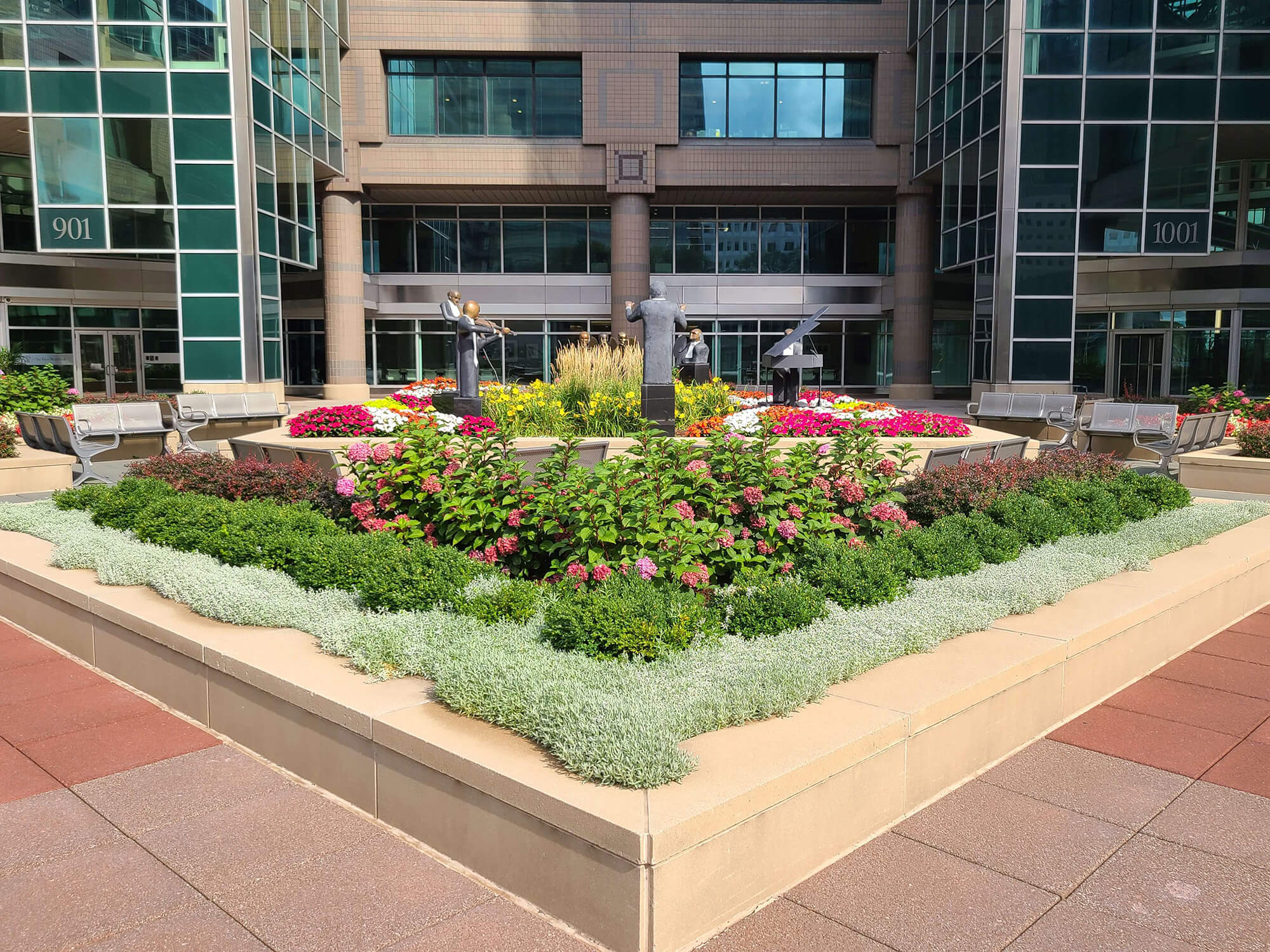 Nicely Manicured Commercial Landscape